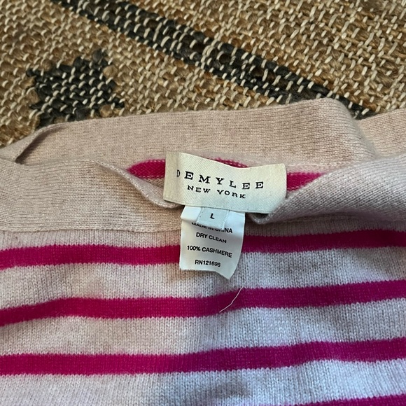 Demylee 100% cashmere striped sweater - Picture 3 of 4